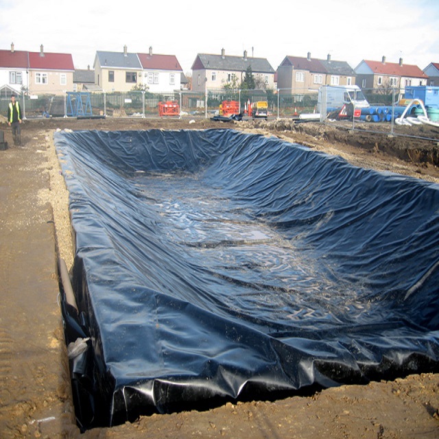 Peaux flexibles d'étang de revêtement de barrage de géomembrane de HDPE