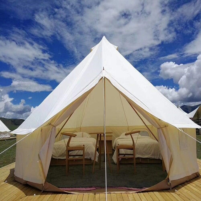 Tente de camping en toile Glamping Bell