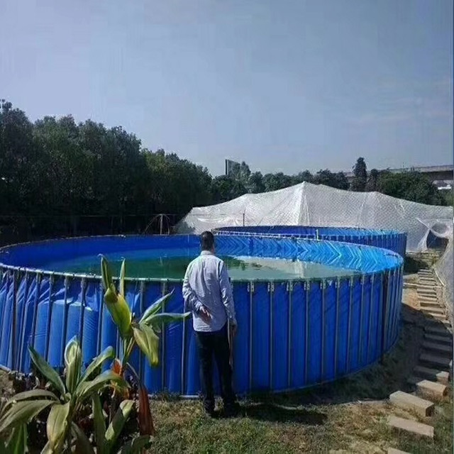 Réservoir d'agriculture de pêche à cadre pliant