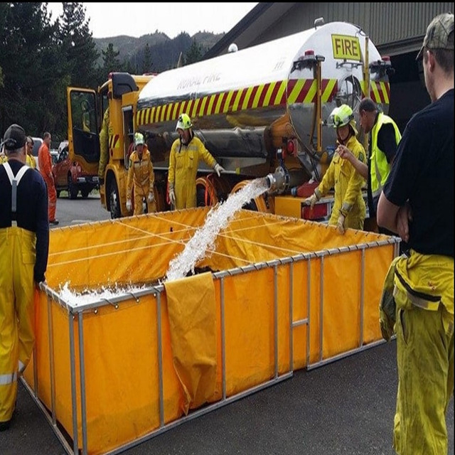 Réservoirs d'eau portables de lutte contre l'incendie pour les urgences