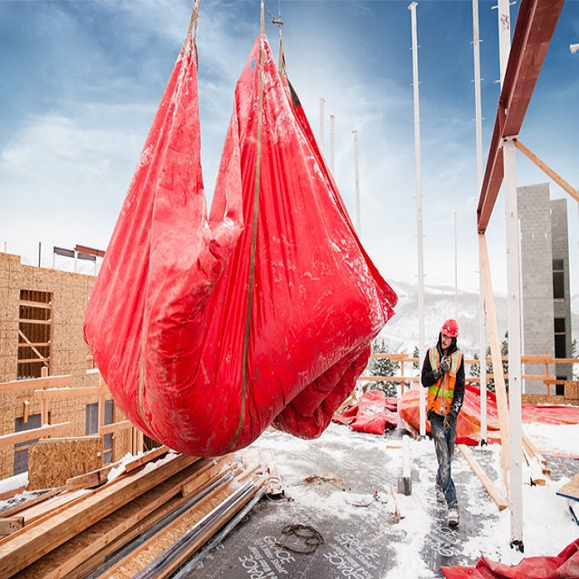 Bâche de déneigement de construction robuste