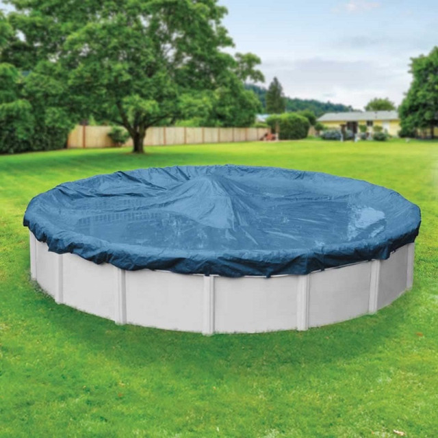 Bâche de protection de sécurité pour couverture de piscine ronde hors sol 