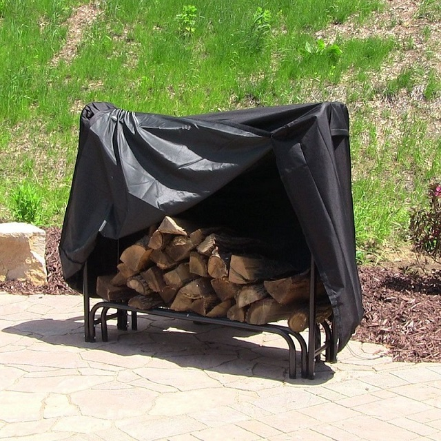 Housse de porte-bûches imperméable et résistante pour le bois de chauffage