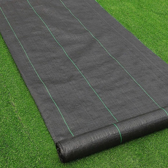 Tapis de tissu de paysage de barrière contre les mauvaises herbes de jardin